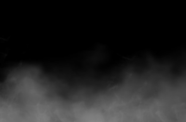 Fog design on black background Overlay on background. Illustration design.