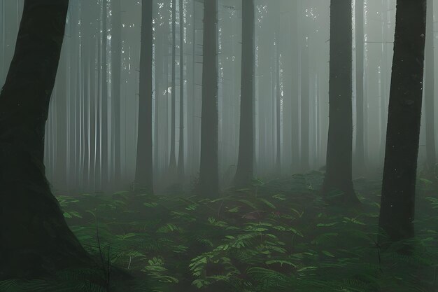 Fog in the forest generative ai