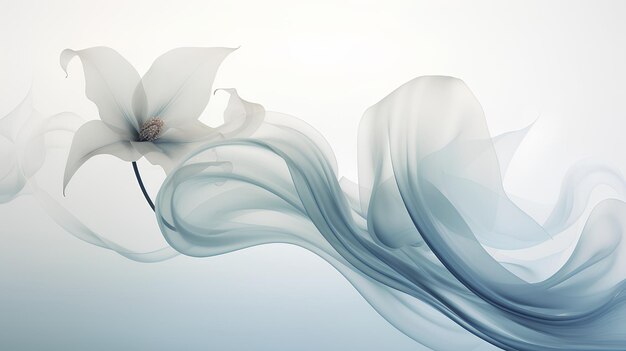 Photo fog twist 1 wavy flower