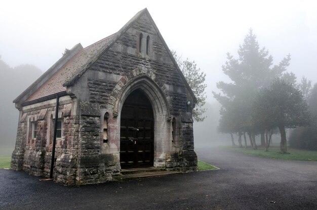 Foggy Cemetery