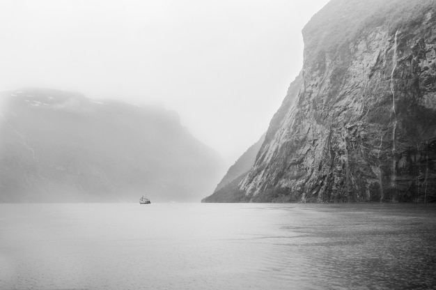 The foggy fiord