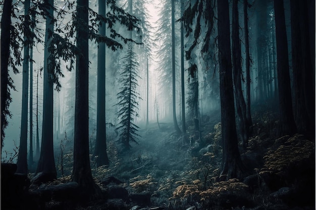 Foggy Forest