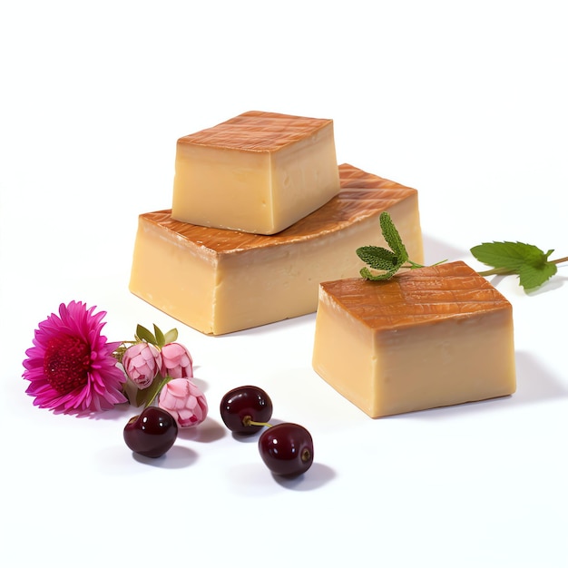 foie gras product photography white background