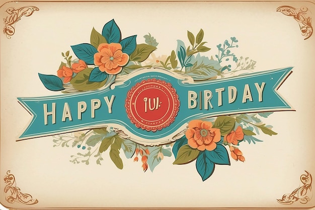 Photo foilstamped birthday card