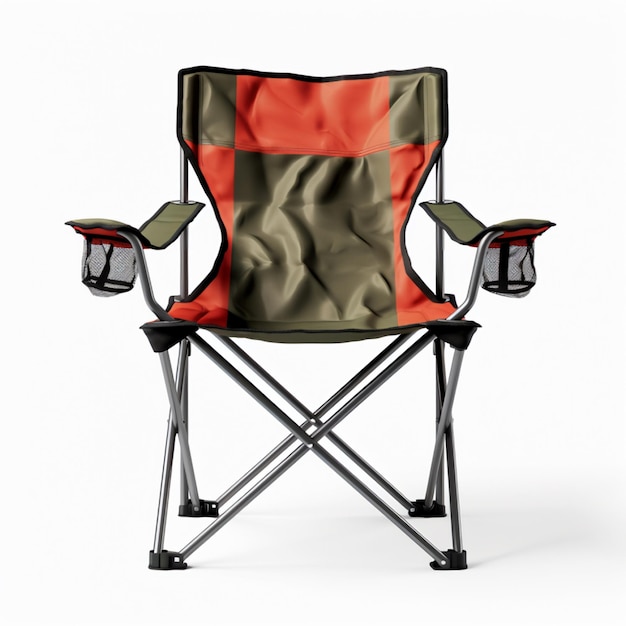 Foldable camping chair AI Generative