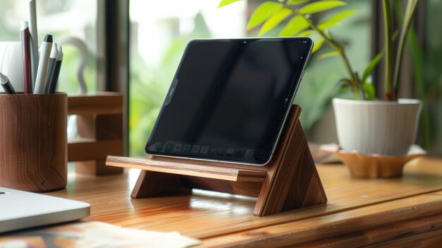 Photo foldable desk phone stands for easy portability