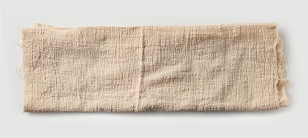 folded cotton napkin