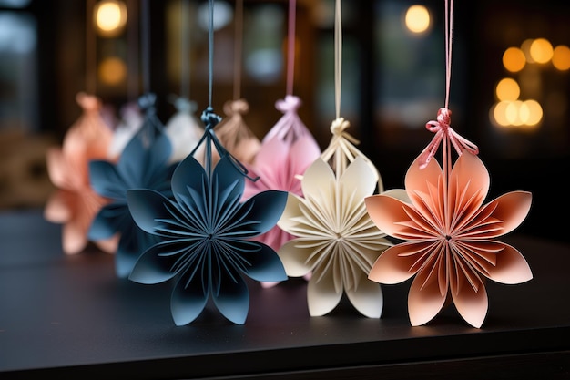 Folded origami decoration theme inspirtaion ideas