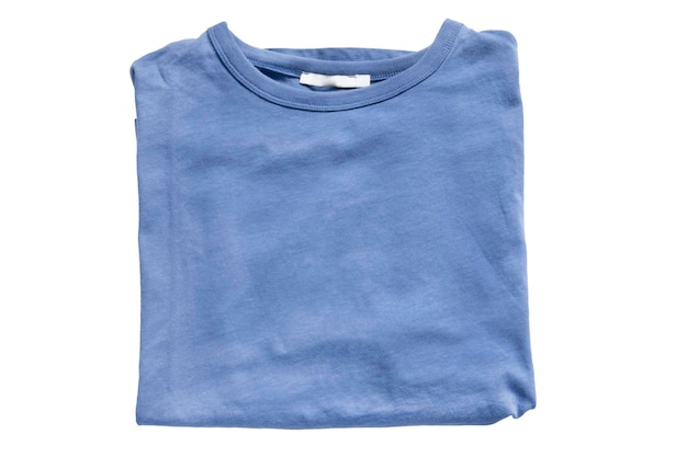 Folded tshirt isolated