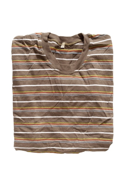 Folded tshirt isolated