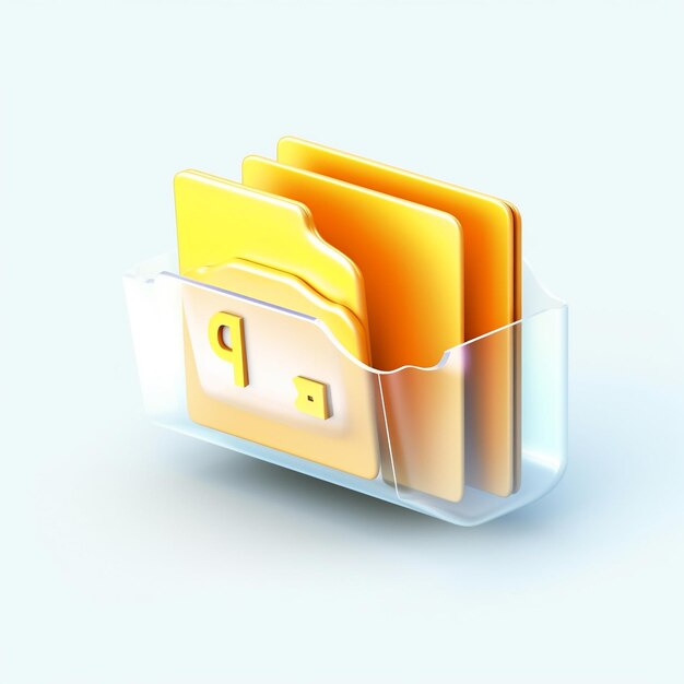 Photo folder icon 3d