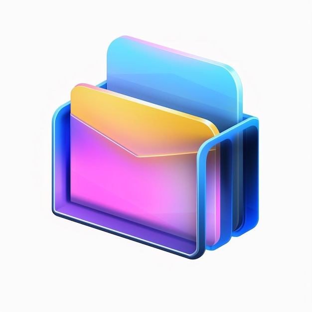 Photo folder icon 3d