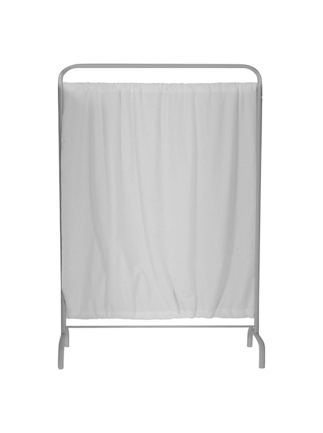 Folding screen on white backround