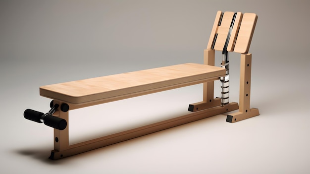 Folding workout bench