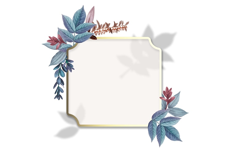 Photo foliage dreams in a golden badge transparent png