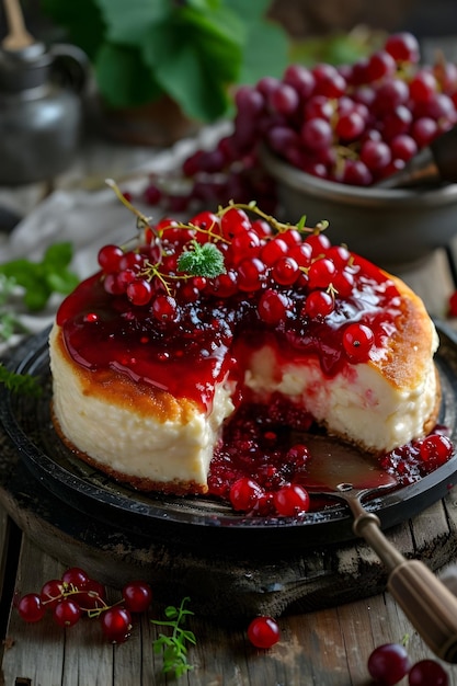 Folk Elegance Traditional Russian Dessert in a Graceful Presentation