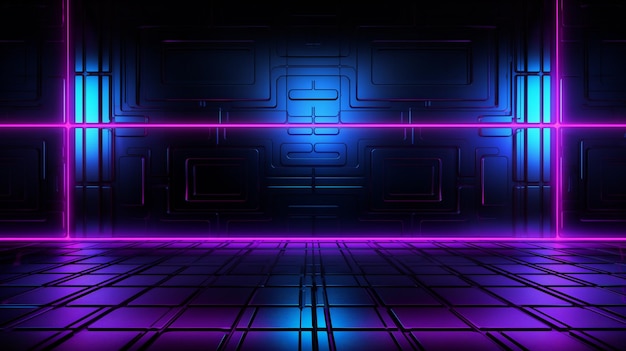 FONDOS ESTILO CYBERPUNK FUTURISTA LUCES NEON