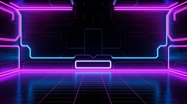 FONDOS ESTILO CYBERPUNK FUTURISTA LUCES NEON