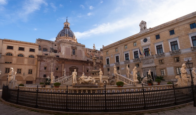 Fontana delle Vergogne in Palermo