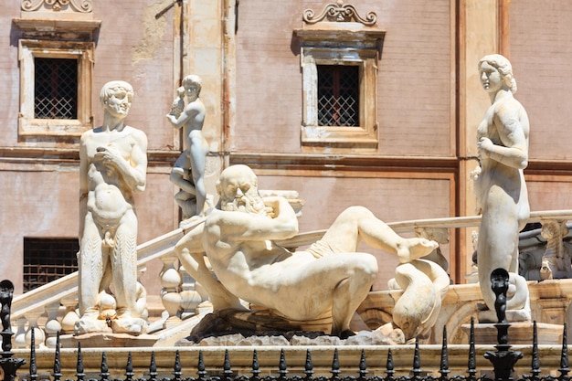 Fontana Pretoria Palermo Sicilië Italië