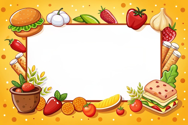 Photo food background with copy space