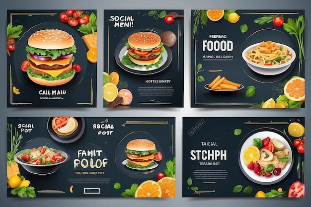 food banner tamplate