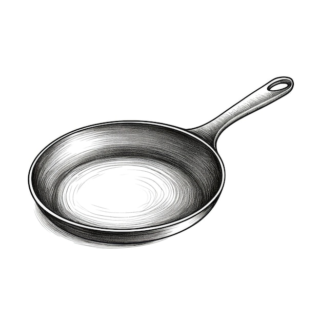 Food Cast Iron Skillet ai generated