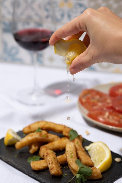 Foto cibo per celebrare la giornata mondiale delle tapas