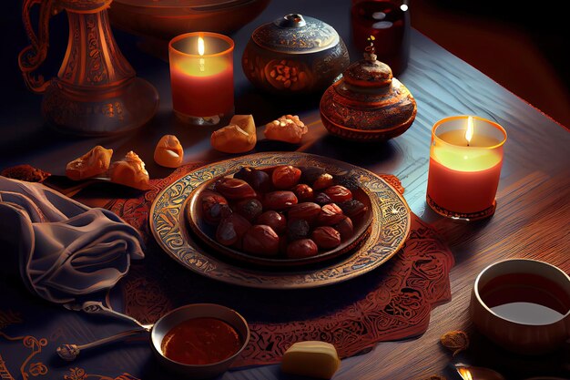 Food composition for ramadan Generative Ai