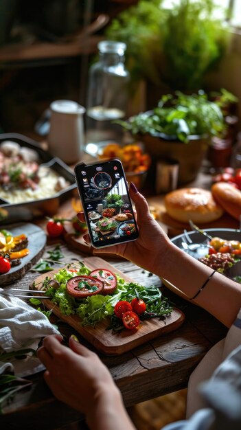 Food Content Creator Unveils Gourmet Adventures through Smartphone Lens