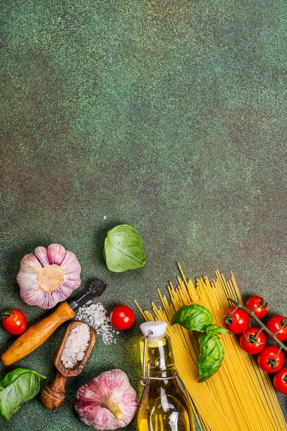 Food cooking background