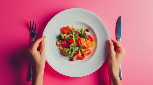 Photo food critic tasting a dish at a restaurant