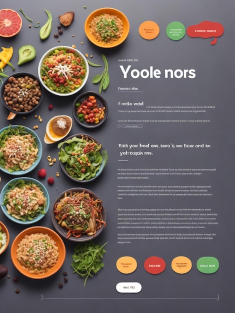 음식 또는 요리 소셜 미디어 게시물 템플릿 편집 가능한 소셜 게시물 배너 광고