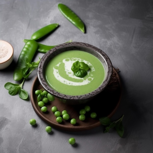 Food Delicious Soup Made Out Of Peas