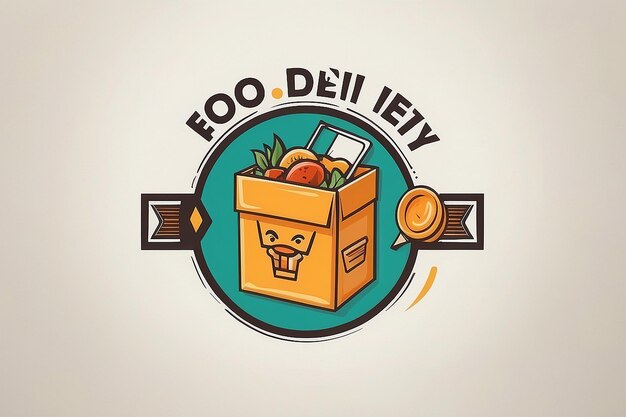 Photo food delivery service logo