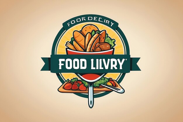 Photo food delivery service logo