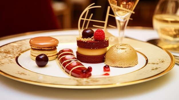 Food dessert and hospitality sweet desserts in restaurant a la carte menu English countryside exquisite cuisine culinary art and fine dining