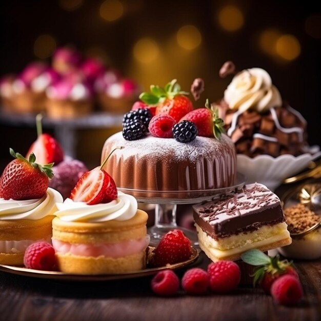 Photo food drink cake background photo