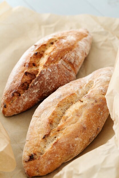 Food Fresh bread on the table