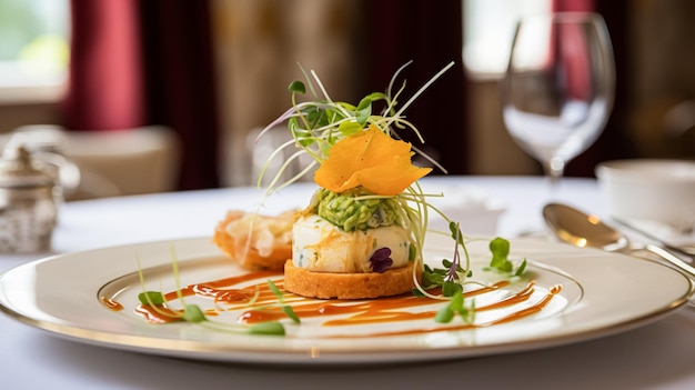 Food hospitality and room service starter appetisers as English countryside exquisite cuisine in hotel restaurant a la carte menu culinary art and fine dining experience