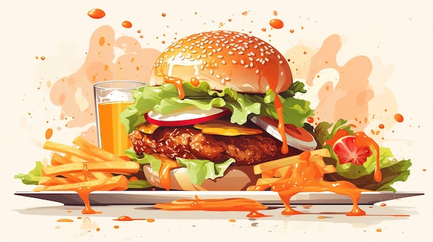 food illustration vector