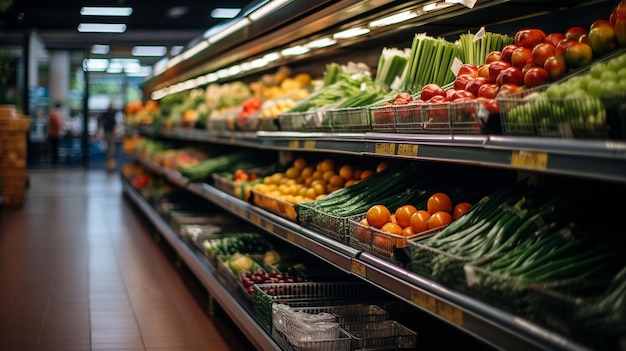 写真 食品市場