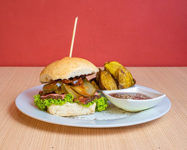 Food Meat Carne Comida Gourmet Plato de Comida burger wings