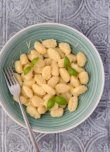 Foto fotografia alimentare di gnocchi