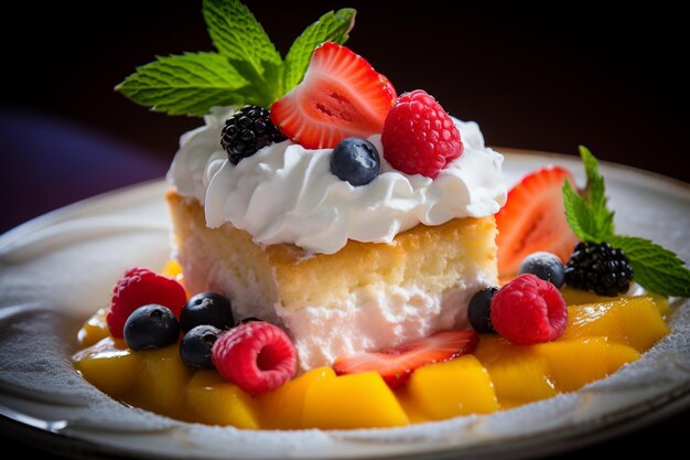 Фотография еды tres leches