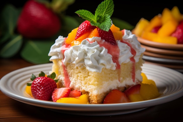 food photography tres leches