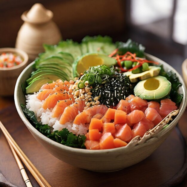 Photo food poke