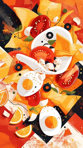Foto food poster background design een levendige viering van de culinaire en culturele verrassingen van mexico