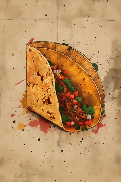 Photo food poster background design a vibrant celebration of mexicos culinary and cultural delights