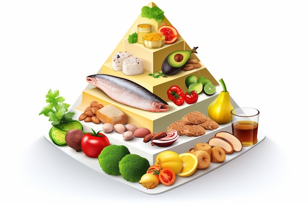 Фото Пищевая пирамида для питания